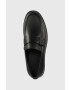 Calvin Klein Кожени мокасини Hardware Loafer Sm Lth в черно - Pepit.bg