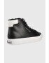Calvin Klein Кожени обувки в черно - Pepit.bg