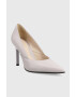 Calvin Klein Кожени обувки с висок ток GEO STILETTO PUMP 90 в лилаво HW0HW01769 - Pepit.bg