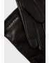 Calvin Klein Кожени ръкавици дамски в черно - Pepit.bg