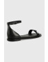 Calvin Klein Кожени сандали Barely There Flat - Pepit.bg