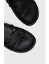 Calvin Klein Кожени сандали ERGO STRAP SANDAL в черно с платформа HW0HW01501 - Pepit.bg