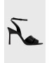 Calvin Klein Кожени сандали GEO STIL SANDAL 90HH в черно HW0HW01462 - Pepit.bg