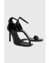 Calvin Klein Кожени сандали GEO STILETTO SANDAL в черно HW0HW01610 - Pepit.bg