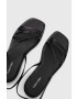 Calvin Klein Кожени сандали SQUARED SANDAL в черно HW0HW01603 - Pepit.bg