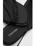 Calvin Klein Кожени сандали SQUARED SANDAL в черно HW0HW01603 - Pepit.bg