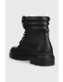Calvin Klein Кожени туристически обувки Combat Boot Mono в черно - Pepit.bg