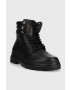 Calvin Klein Кожени туристически обувки Combat Boot Pb Lth в черно - Pepit.bg