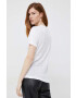 Calvin Klein Ленена тениска в бяло - Pepit.bg