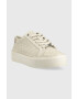 Calvin Klein Маратонки CUPSOLE FLATFORM LACE UP - MONO в бежово HW0HW01420 - Pepit.bg