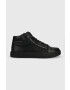 Calvin Klein Маратонки HIGH TOP LACE UP W/ZIP MONO JQ в черно HM0HM01014 - Pepit.bg