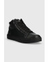 Calvin Klein Маратонки HIGH TOP LACE UP W/ZIP MONO JQ в черно HM0HM01014 - Pepit.bg