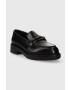 Calvin Klein Мокасини RUBBER SOLE LOAFER W в черно с платформа HW0HW01791 - Pepit.bg