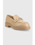 Calvin Klein Мокасини RUBBER SOLE LOAFER W в бежово с платформа HW0HW01791 - Pepit.bg