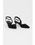 Calvin Klein Обувки с висок ток Kit H Mule W Ankl Strap 50 - Pepit.bg