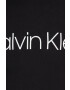Calvin Klein Памучен суичър мъжки в черно с принт - Pepit.bg