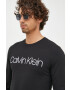 Calvin Klein Памучна блуза с дълги ръкави - Pepit.bg