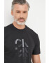 Calvin Klein Памучна тениска в оранжево - Pepit.bg