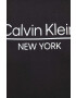 Calvin Klein Памучна тениска в черно с принт - Pepit.bg