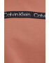 Calvin Klein Performance Спортен суичър в кафяво с апликация - Pepit.bg