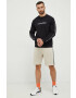 Calvin Klein Performance Спортен суичър Active Icon в черно с принт - Pepit.bg
