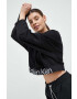 Calvin Klein Performance Суичър за трениране Effect в черно с принт - Pepit.bg