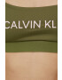 Calvin Klein Performance Сутиен в зелено с изчистен дизайн - Pepit.bg