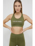 Calvin Klein Performance Сутиен в зелено с изчистен дизайн - Pepit.bg