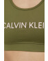 Calvin Klein Performance Сутиен в зелено с изчистен дизайн - Pepit.bg