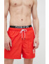 Calvin Klein Плувни шорти в червено - Pepit.bg
