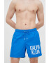 Calvin Klein Плувни шорти в синьо - Pepit.bg