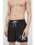 Calvin Klein Плувни шорти в черно - Pepit.bg