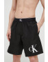 Calvin Klein Плувни шорти в черно - Pepit.bg