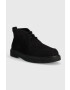 Calvin Klein Половинки обувки от велур DESERT BOOT NB в черно HM0HM01030 - Pepit.bg