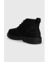 Calvin Klein Половинки обувки от велур DESERT BOOT NB в черно HM0HM01030 - Pepit.bg