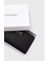 Calvin Klein Портфейл дамски в черно - Pepit.bg
