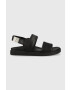 Calvin Klein Сандали BACK STRAP SANDAL MONO JQ в черно HM0HM00970 - Pepit.bg