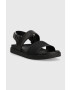 Calvin Klein Сандали BACK STRAP SANDAL MONO JQ в черно HM0HM00970 - Pepit.bg
