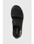 Calvin Klein Сандали FLATFORM WEDGE - HE в черно с платформа HW0HW01497 - Pepit.bg