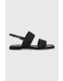 Calvin Klein Сандали SQUARED SANDAL HE в черно HW0HW01496 - Pepit.bg