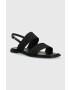 Calvin Klein Сандали SQUARED SANDAL HE в черно HW0HW01496 - Pepit.bg