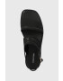 Calvin Klein Сандали SQUARED SANDAL HE в черно HW0HW01496 - Pepit.bg
