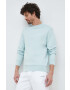 Calvin Klein Суичър в зелено с изчистен дизайн - Pepit.bg