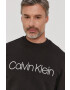 Calvin Klein Суичър мъжки в черно с принт - Pepit.bg