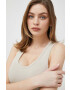Calvin Klein Топ дамски в бежово - Pepit.bg