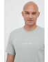 Calvin Klein Underwear Домашна тениска в зелено с принт - Pepit.bg