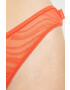 Calvin Klein Underwear Прашки в червено от полупрозрачна материя - Pepit.bg