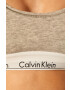 Calvin Klein Underwear Сутиен в сиво с изчистен дизайн - Pepit.bg