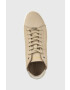 Calvin Klein Велурени маратонки Cupsole Unlined High Top в бежово - Pepit.bg