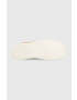 Calvin Klein Велурени маратонки Cupsole Unlined High Top в бежово - Pepit.bg